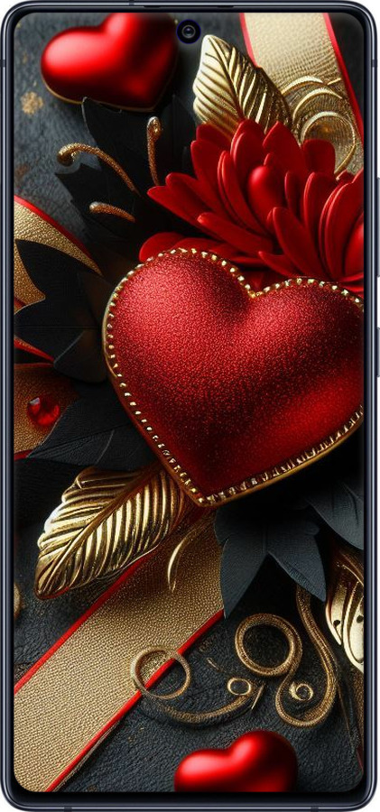TPU чехол Сердечки v2 для Samsung Galaxy S10 Lite 2020 - 5832b-1851 изображение 