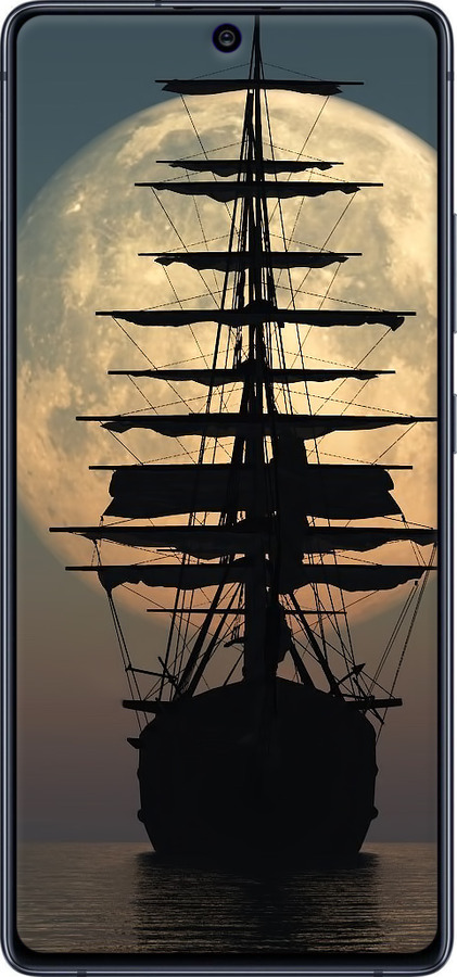 TPU чехол Корабль для Samsung Galaxy S10 Lite 2020 - 5998b-1851 изображение 