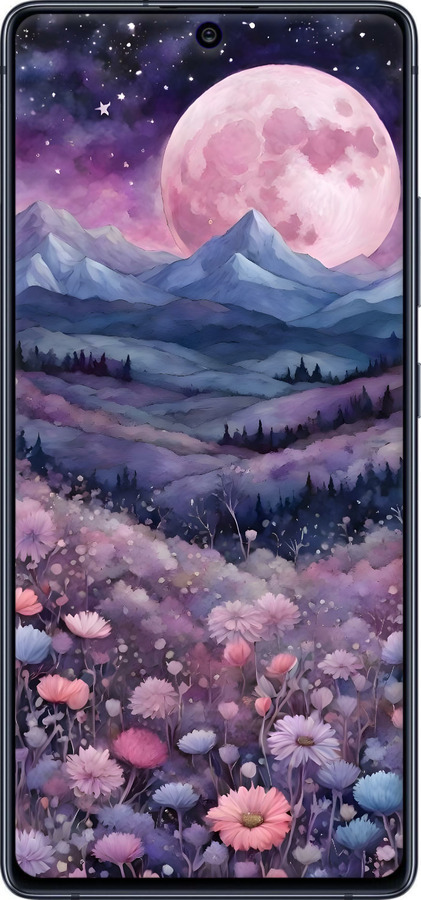 TPU чехол Ночь луна арт для Samsung Galaxy S10 Lite 2020 - 6319b-1851 изображение 