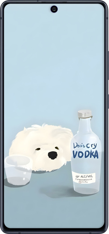 TPU чехол Пес водка для Samsung Galaxy S10 Lite 2020 - 6368b-1851 изображение 