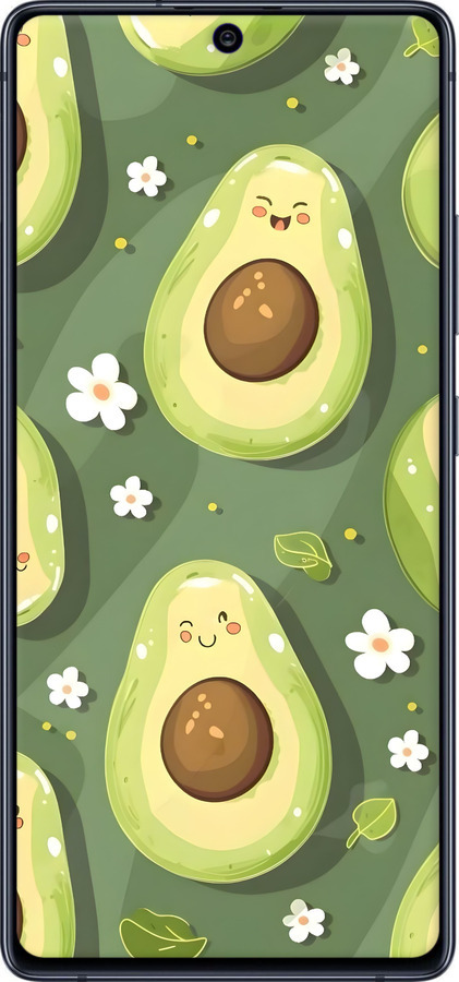 TPU чехол Авокадо для Samsung Galaxy S10 Lite 2020 - 6380b-1851 изображение 