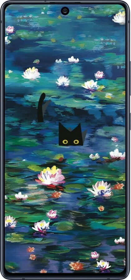 TPU чехол Чехол с изображением водяных лилий Моне и кошек для Samsung Galaxy S10 Lite 2020 - 6399b-1851 изображение 