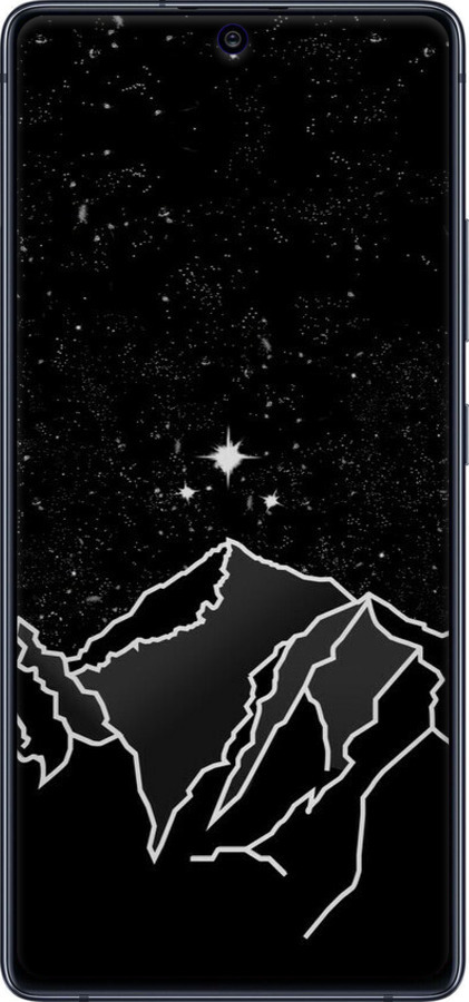 TPU чехол Минималистический горный пейзаж для Samsung Galaxy S10 Lite 2020 - 6438b-1851 изображение 
