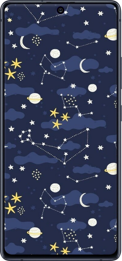 TPU чехол Астрономічний візерунок для Samsung Galaxy S10 Lite 2020 - 6446b-1851 изображение 