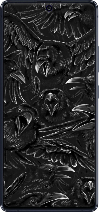 TPU чехол Воронья ярость для Samsung Galaxy S10 Lite 2020 - 6474b-1851 изображение 