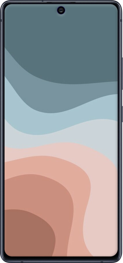 TPU чехол С синими и розовыми волнами в стиле ретро для Samsung Galaxy S10 Lite 2020 - 6532b-1851 изображение 
