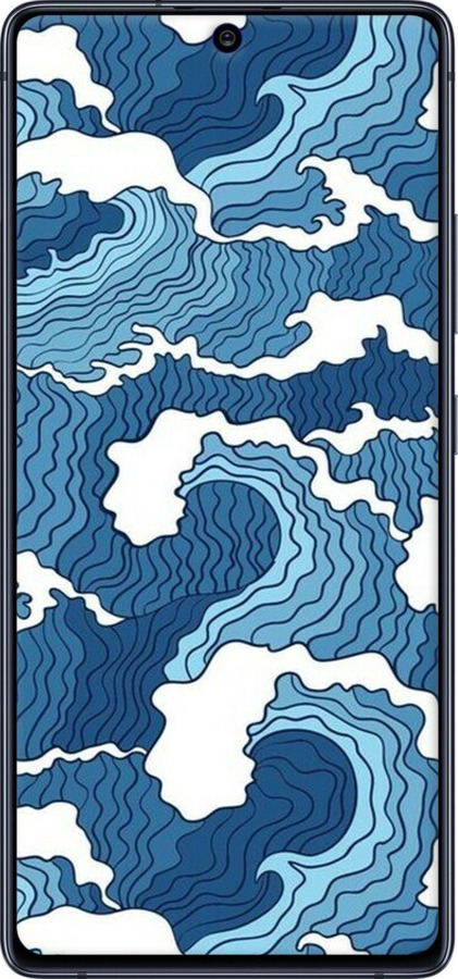 TPU чехол Абстрактний малюнок морських хвиль для Samsung Galaxy S10 Lite 2020 - 6538b-1851 изображение 