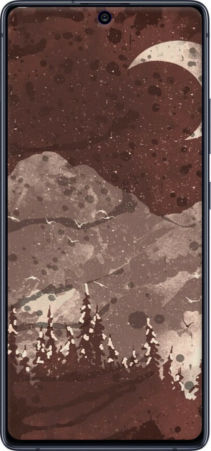 TPU чехол С изображением лунного пейзажа в ночном лесу для Samsung Galaxy S10 Lite 2020 - 6546b-1851 изображение 