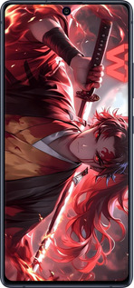 2D пластиковий чехол Аниме воин для Samsung Galaxy S10 Lite 2020 - 6281t-1851 изображение 