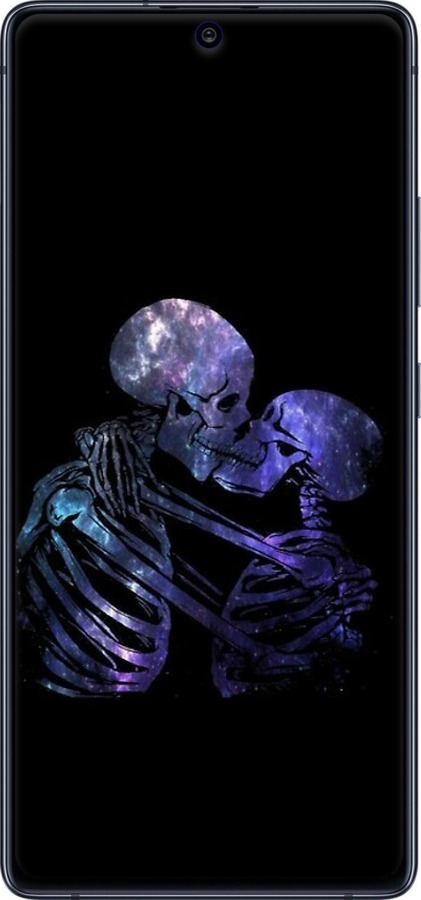 2D пластиковый чехол С изображением скелета для Samsung Galaxy S10 Lite 2020 - 6537t-1851 изображение 