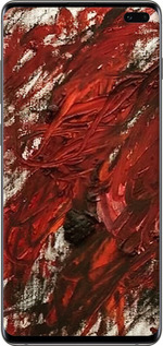 TPU чехол Абстрактная композиция в красных тонах для Samsung Galaxy S10 Plus - 6541b-1649 изображение 