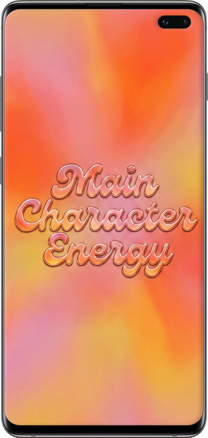 TPU чехол Aura Gradient Main Character Energy Aesthetic Y2K для Samsung Galaxy S10 Plus - 6783b-1649 изображение 