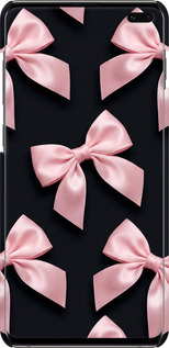 3D пластиковый матовый чехол Coquette Ribbons Dark Coquette для Samsung Galaxy S10 Plus - 6767m-1649 изображение 