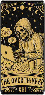 2D пластиковый чехол The Overthinker для Samsung Galaxy S10 Plus - 6774t-1649 изображение 