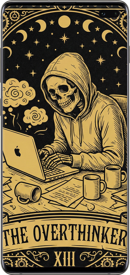 2D пластиковый чехол The Overthinker для Samsung Galaxy S10 Plus - 6774t-1649 изображение 