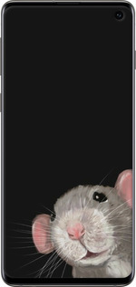TPU чехол The Peeking Rat для Samsung Galaxy S10 - 6442b-1640 изображение 