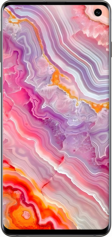 TPU чехол Мрамор 2 для Samsung Galaxy S10 - 6307b-1640 изображение 