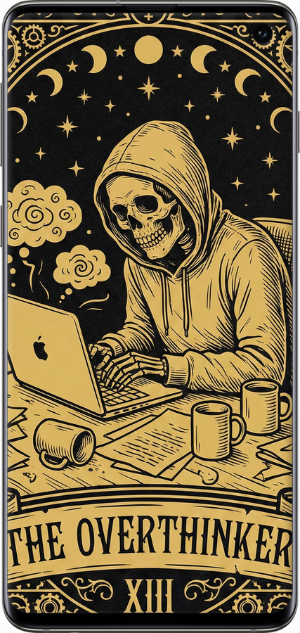 TPU чехол The Overthinker для Samsung Galaxy S10 - 6774b-1640 изображение 