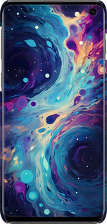 3D пластиковый матовый чехол Арт акварель для Samsung Galaxy S10 - 6329m-1640 изображение 