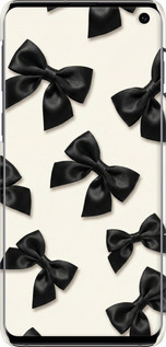 3D пластиковый матовый чехол Dark Coquette для Samsung Galaxy S10 - 6765m-1640 изображение 