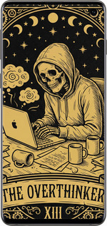 Силикон с усиленными углами чехол The Overthinker для Samsung Galaxy S10 - 6774sp-1640 изображение 