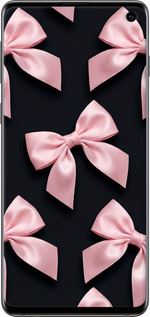Силиконовый чехол Coquette Ribbons Dark Coquette для Samsung Galaxy S10 - 6767u-1640 изображение 