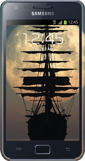 3D пластиковый глянцевый чехол Корабль для Samsung Galaxy S2 i9100 - 5998c-14 изображение 