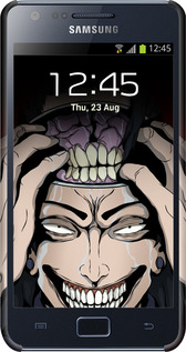 3D пластиковый матовый чехол Магическая Битва Kenjaku для Samsung Galaxy S2 i9100 - 6151m-14 изображение 