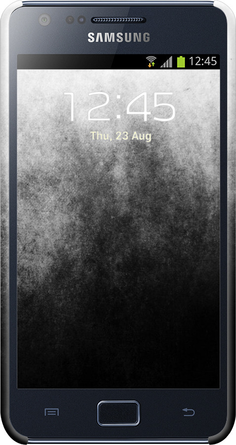 3D пластиковый матовый чехол Абстрактная композиция в серых тонах для Samsung Galaxy S2 i9100 - 6477m-14 изображение 