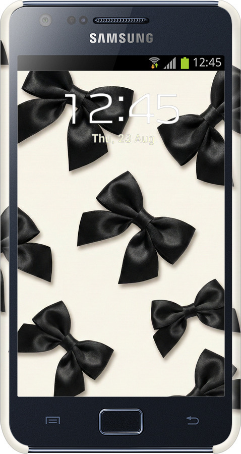 3D пластиковий матовий чехол Dark Coquette для Samsung Galaxy S2 i9100 - 6765m-14 изображение 