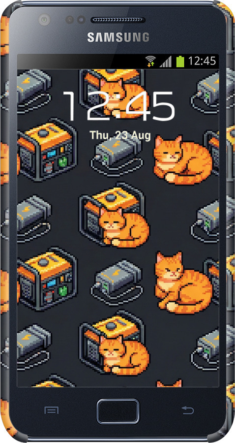 3D пластиковый глянцевый чехол Autonomous Zone для Samsung Galaxy S2 i9100 - 6771c-14 изображение 