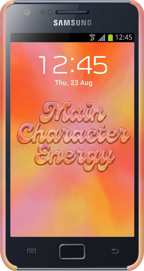 3D пластиковый глянцевый чехол Aura Gradient Main Character Energy Aesthetic Y2K для Samsung Galaxy S2 i9100 - 6783c-14 изображение 