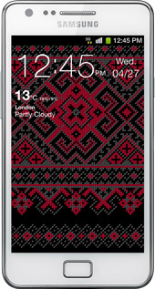 Силіконовий чехол Вишиванка 52 для Samsung Galaxy S2 i9100 - 1763u-14 изображение 