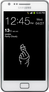Силиконовый чехол Love You для Samsung Galaxy S2 i9100 - 4298u-14 изображение 