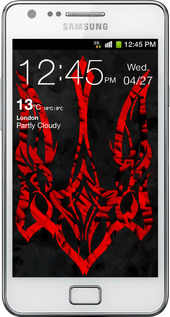 Силіконовий чехол Герб України  для Samsung Galaxy S2 i9100 - 5319u-14 изображение 