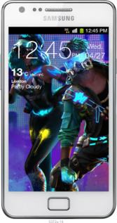 Силиконовый чехол № 5372 для Samsung Galaxy S2 i9100 - 5372u-14 изображение 