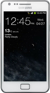 Силиконовый чехол Ночное небо для Samsung Galaxy S2 i9100 - 6451u-14 изображение 