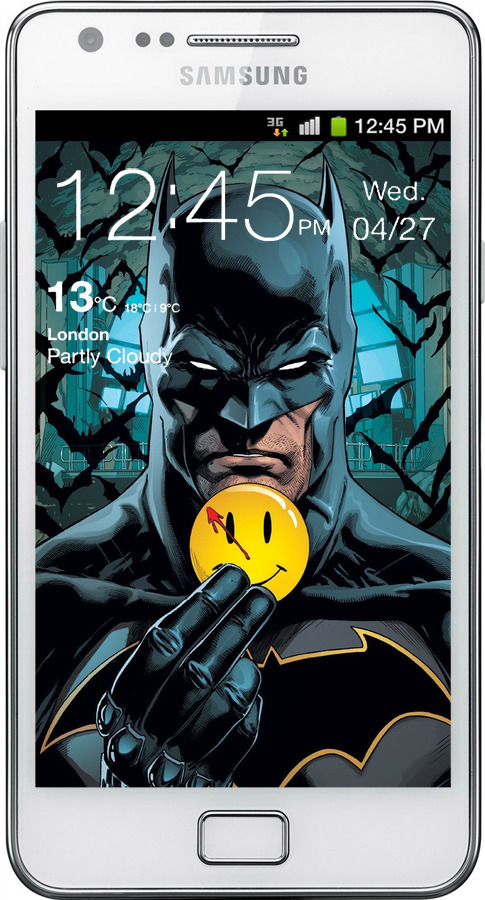 Силіконовий чехол Бетмен 2 для Samsung Galaxy S2 i9100 - 4679u-14 изображение 