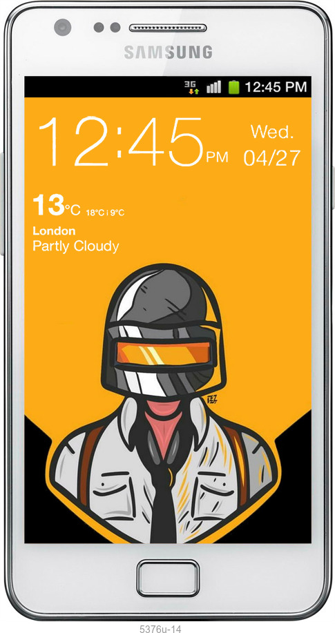 Силиконовый чехол № 5376 для Samsung Galaxy S2 i9100 - 5376u-14 изображение 