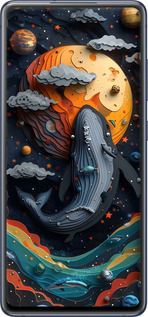 TPU чехол Кит у космосі для Samsung Galaxy S20 FE G780F - 6328b-2075 изображение 
