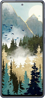 TPU чехол С изображением лесного пейзажа для Samsung Galaxy S20 FE G780F - 6548b-2075 изображение 