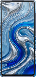 3D пластиковый матовый чехол Liquid Chrome для Samsung Galaxy S20 FE G780F - 6781m-2075 изображение 