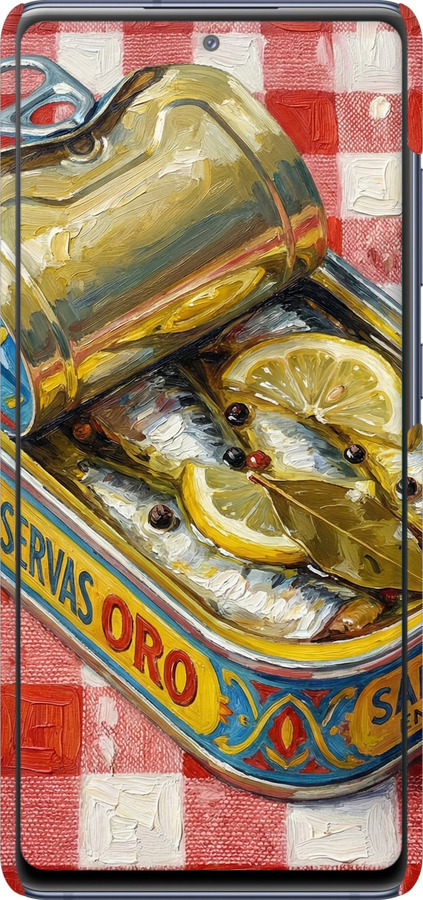 3D пластиковый матовый чехол Vintage Sardine Tin Phone для Samsung Galaxy S20 FE G780F - 6772m-2075 изображение 