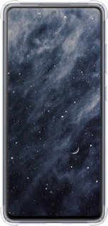 Силикон с усиленными углами чехол Голубые облака, Голубая луна для Samsung Galaxy S20 FE G780F - 6398sp-2075 изображение 