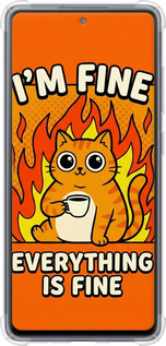 Силикон с усиленными углами чехол Funny Cat для Samsung Galaxy S20 FE G780F - 6786sp-2075 изображение 