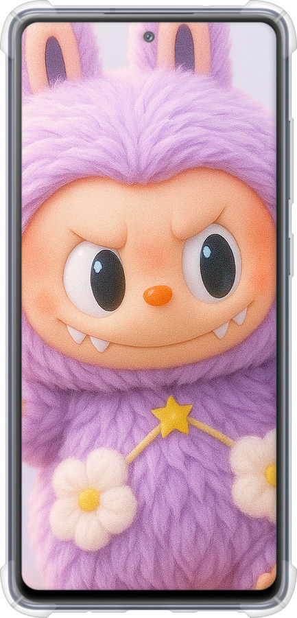 Силіконовий протиударний с посиленими кутами чехол Лабубу для Samsung Galaxy S20 FE G780F - 6708sp-2075 изображение 