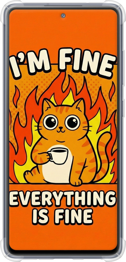 Силикон с усиленными углами чехол Funny Cat для Samsung Galaxy S20 FE G780F - 6786sp-2075 изображение 