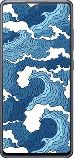 2D пластиковий чехол Абстрактний малюнок морських хвиль для Samsung Galaxy S20 FE G780F - 6538t-2075 изображение 