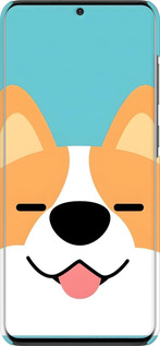 3D пластиковий матовий чехол Корги для Samsung Galaxy S20 Plus - 6280m-1822 изображение 