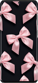 3D пластиковый матовый чехол Coquette Ribbons Dark Coquette для Samsung Galaxy S20 Plus - 6767m-1822 изображение 
